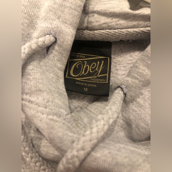 Grey Obey Hoodie - Picture 7 of 7